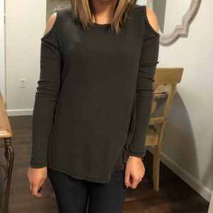 Anthropologie Cold Shoulder Top